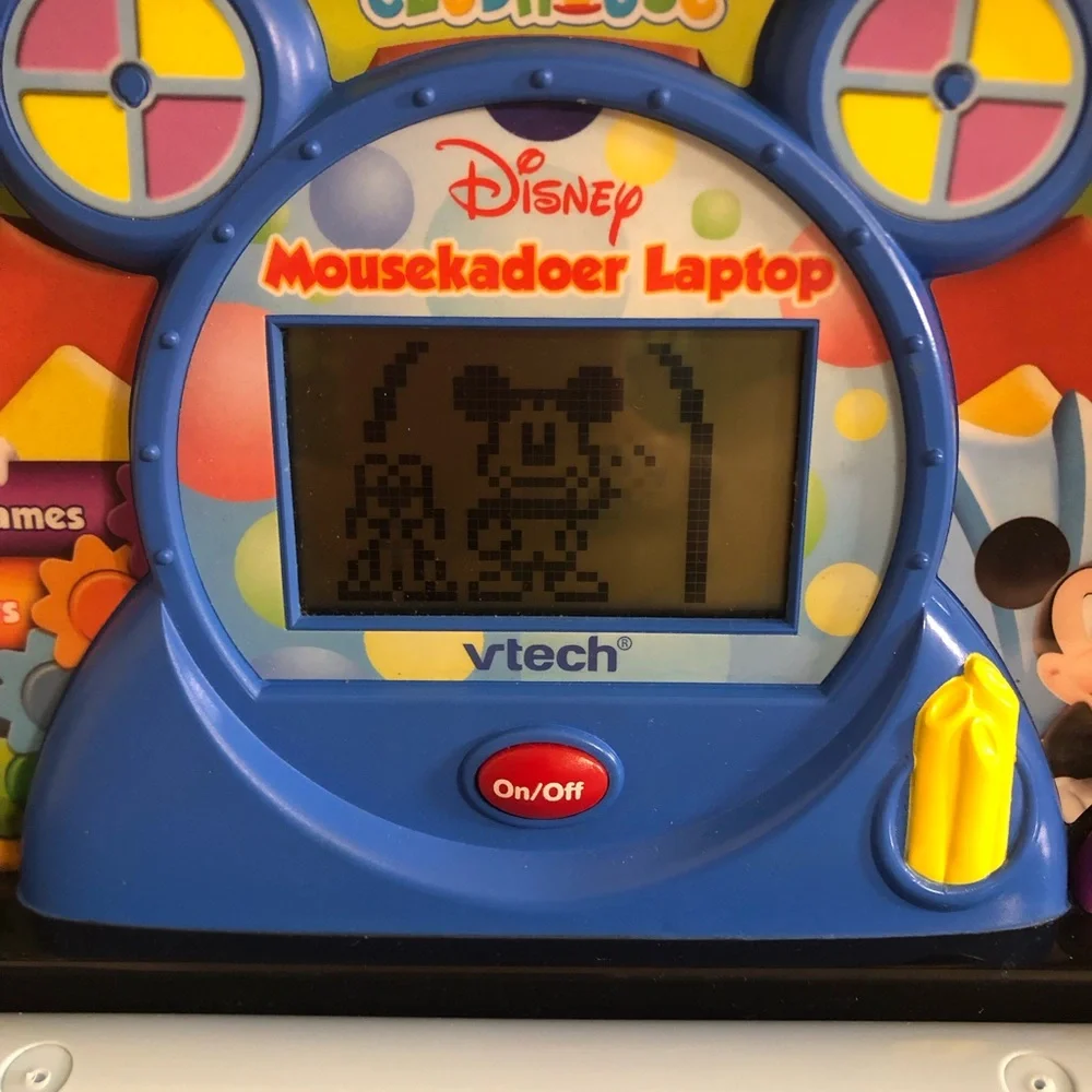 Vtech Mickey Mouse Clubhouse Mousekadoer Laptop #1039 WORKS